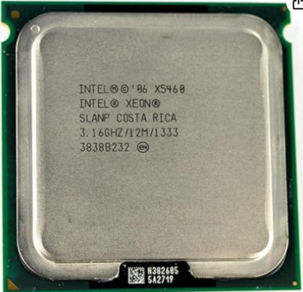 Xeon x5460  3,16 ghz / 12M / 1333 socket 771 maar ook 775!!, Computers en Software, Processors, Gebruikt, 4-core, 3 tot 4 Ghz