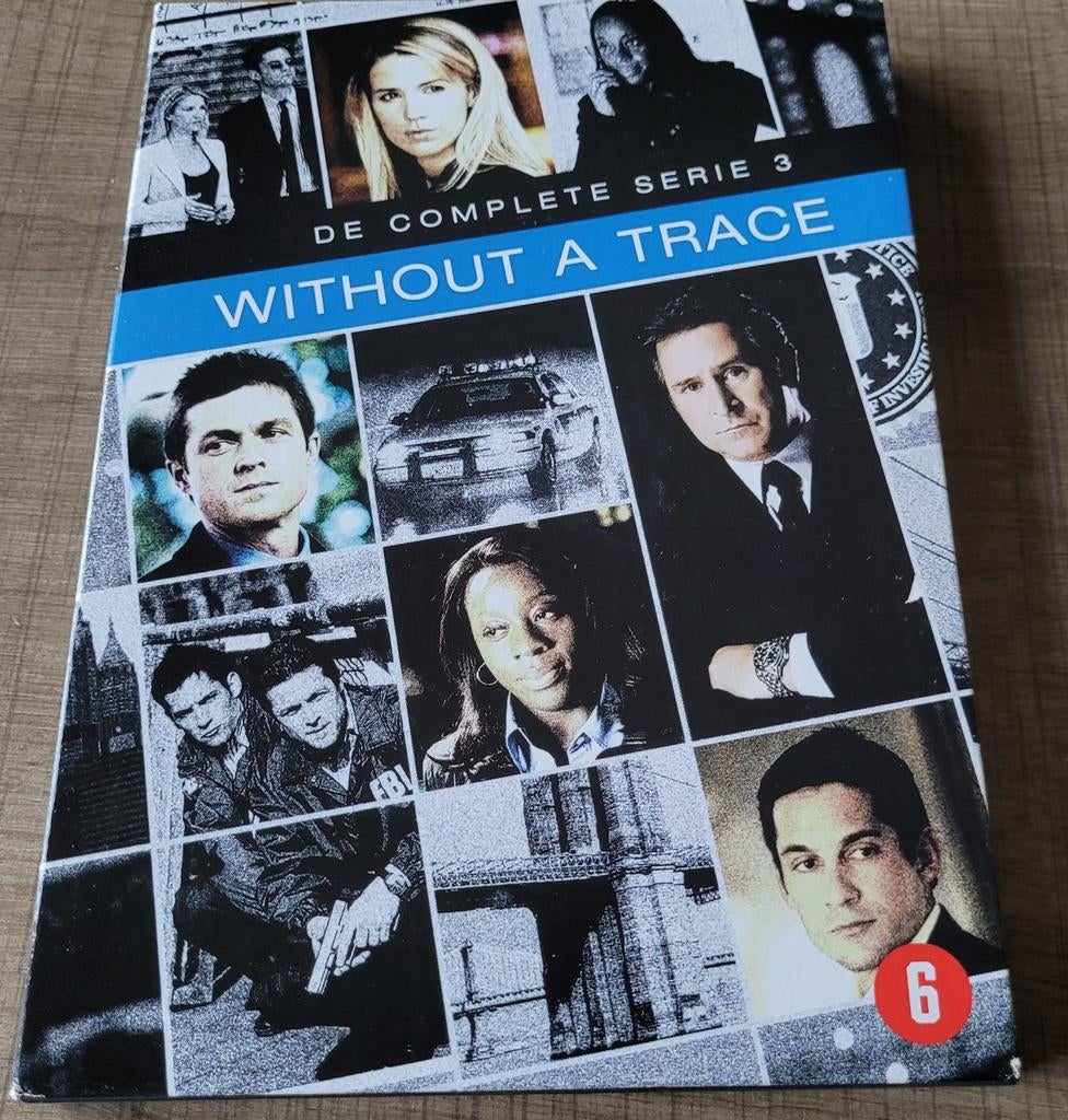 Without a trace seizoen 3, Cd's en Dvd's, Vanaf 6 jaar, Ophalen of Verzenden, Zo goed als nieuw, Thriller