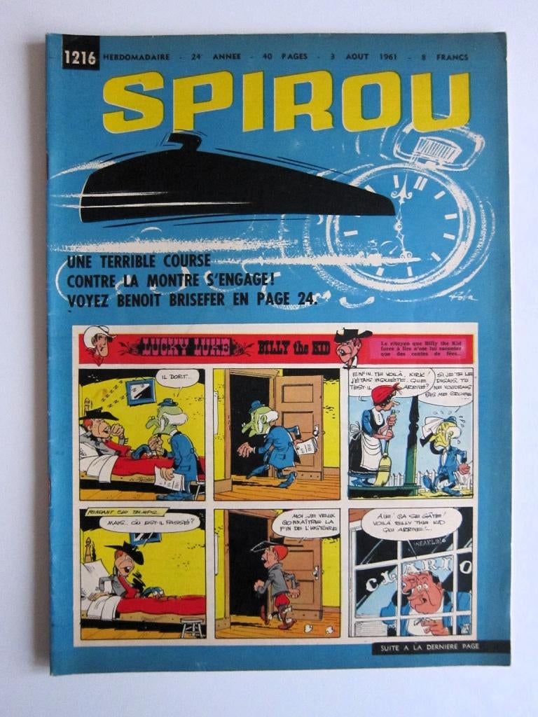 Hebdo Spirou 1216 + mini-récit n°73 Bobo (1961), Livres, Enlèvement ou Envoi, Une BD, Comme neuf, Collectif