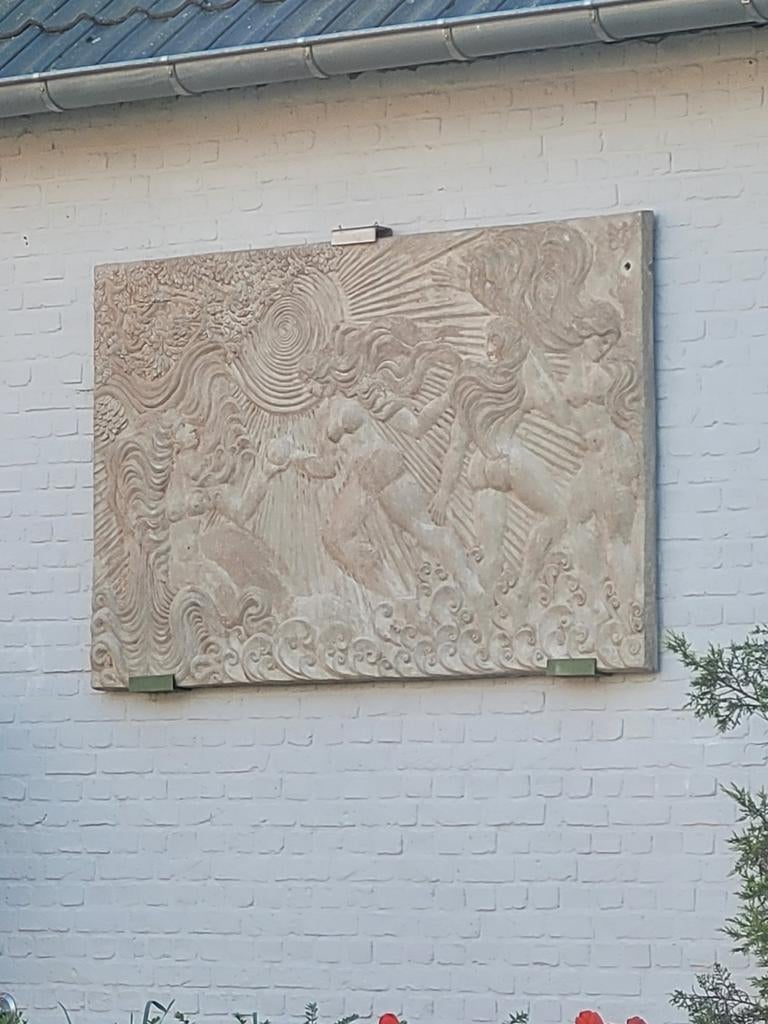 Art zandsteen illustratie Jocelyn Smit, Antiek en Kunst, Ophalen