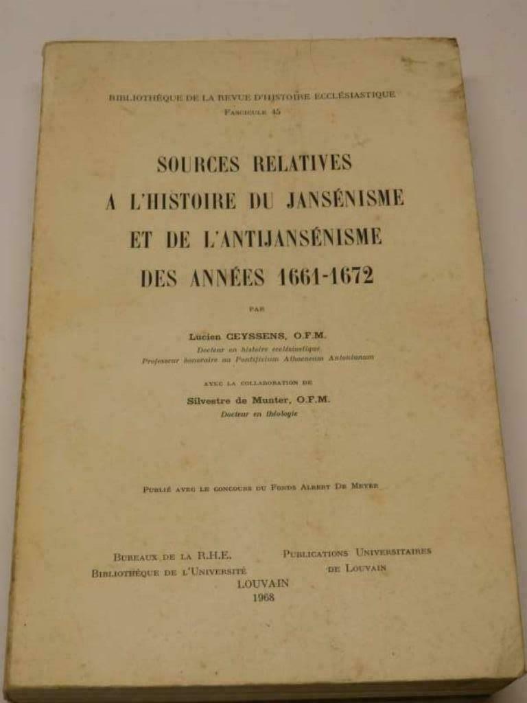 sources relatives a l'histoire du jansénisme et de l'antijan, Antiek en Kunst, Antiek | Boeken en Manuscripten, Ophalen of Verzenden