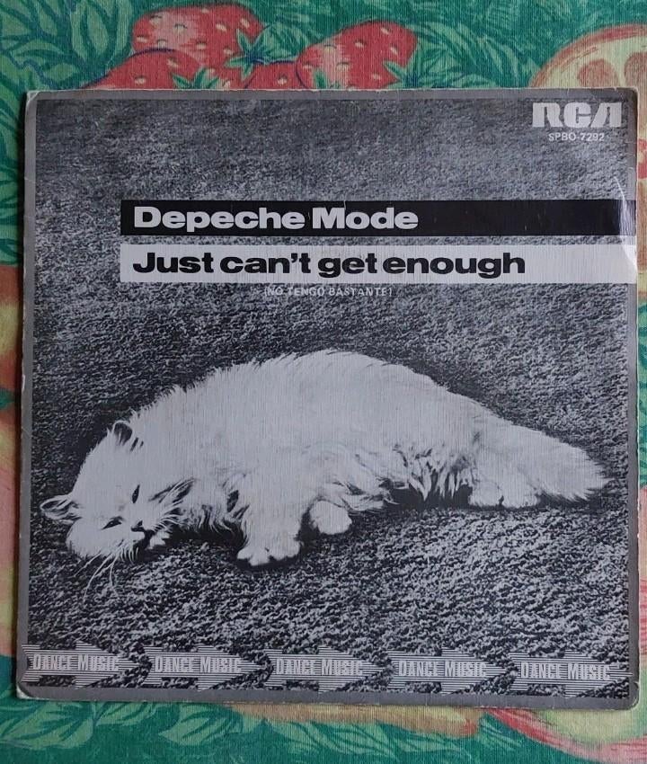 45 tours Depeche Mode Just can't get enough. Tirage espagnol, Enlèvement ou Envoi, Utilisé