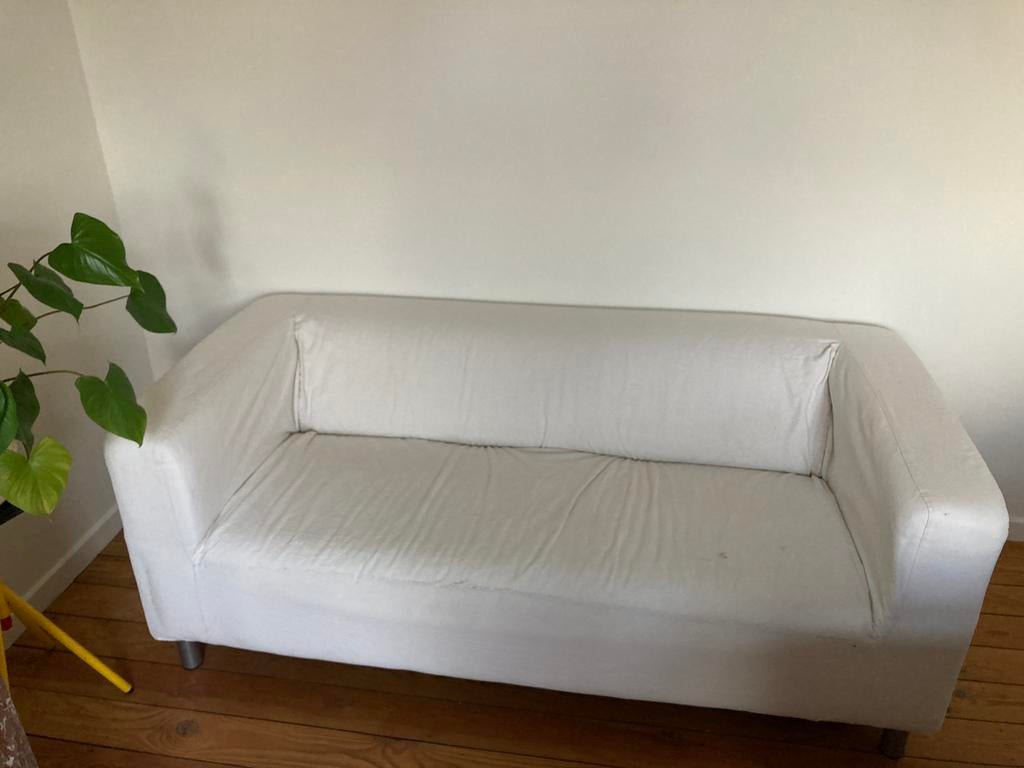 Witte zetel Ikea, Ophalen, Gebruikt, Tweepersoons