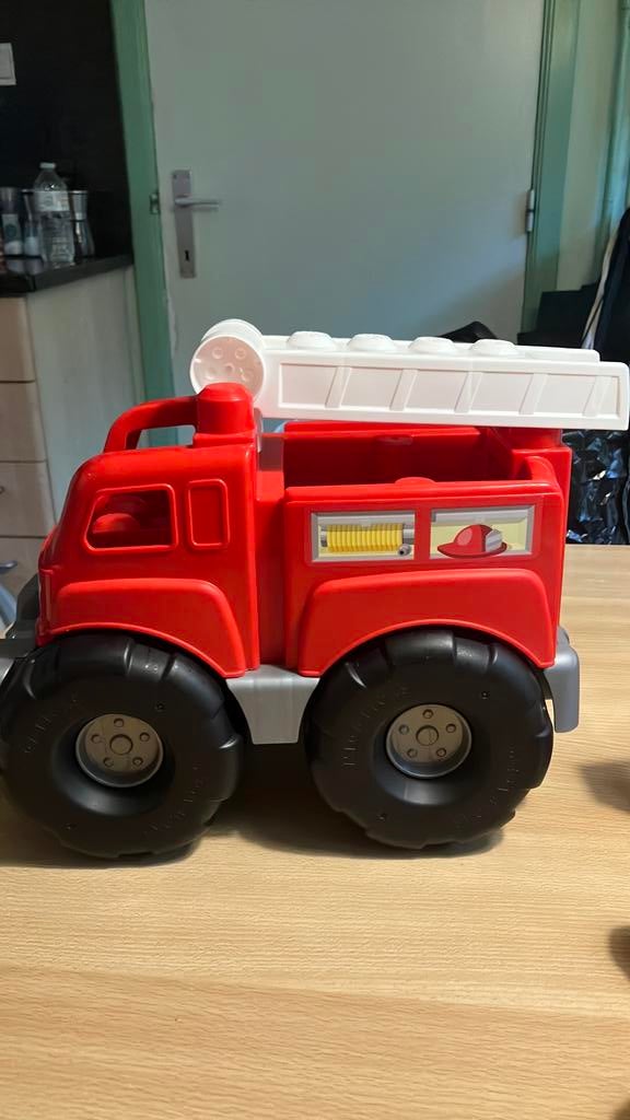 Megabloks brandweerauto, Ophalen, Zo goed als nieuw, Megabloks