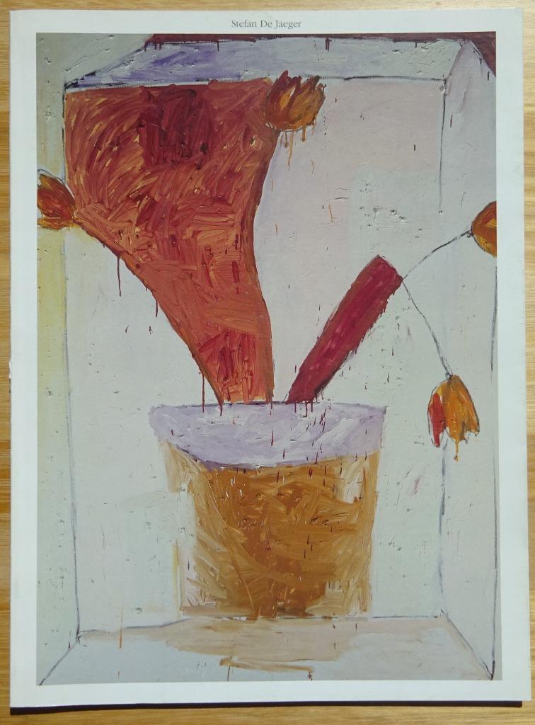 Stefan De Jaeger, 1991, Galerie Eric Van de Weghe, Bruxelles, Ophalen of Verzenden, Zo goed als nieuw, Schilder- en Tekenkunst