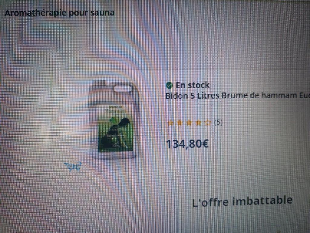 hammam eucalyptus 5l brume, Enlèvement