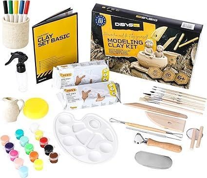 Set de poterie pour enfants | LIVRAISON GRATUITE, Hobby & Loisirs créatifs, Poterie, Neuf, -, DIBYS, -