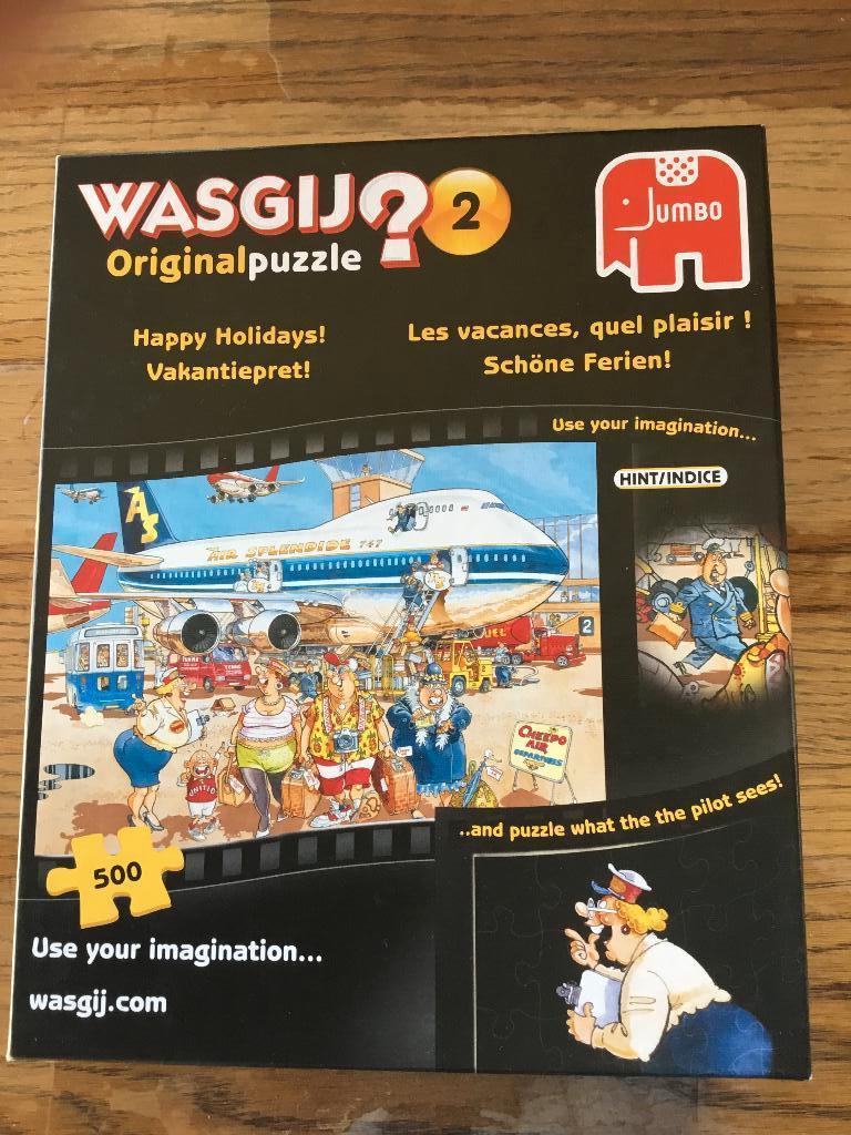 Puzzel Jumbo 500 stukjes Wasgij original 2, Ophalen of Verzenden, 500 t/m 1500 stukjes, Gebruikt, Legpuzzel