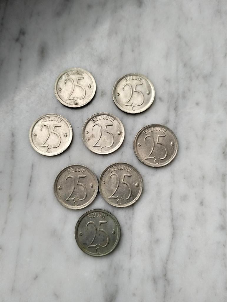 25 Cent, België Koning Boudewijn, Ophalen of Verzenden