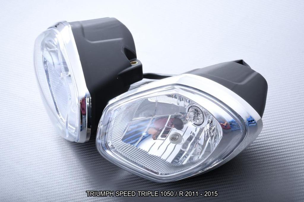 Phare / Optique AVDB TRIUMPH SPEED TRIPLE 1050 / R 2011 2015, Enlèvement ou Envoi, Neuf