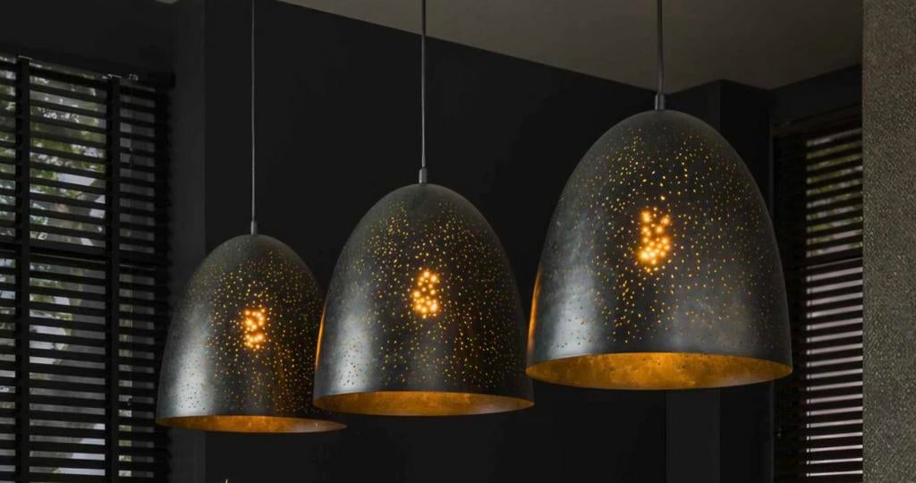 Hanglamp 3 stuks ,  landelijke verlichting, Ophalen