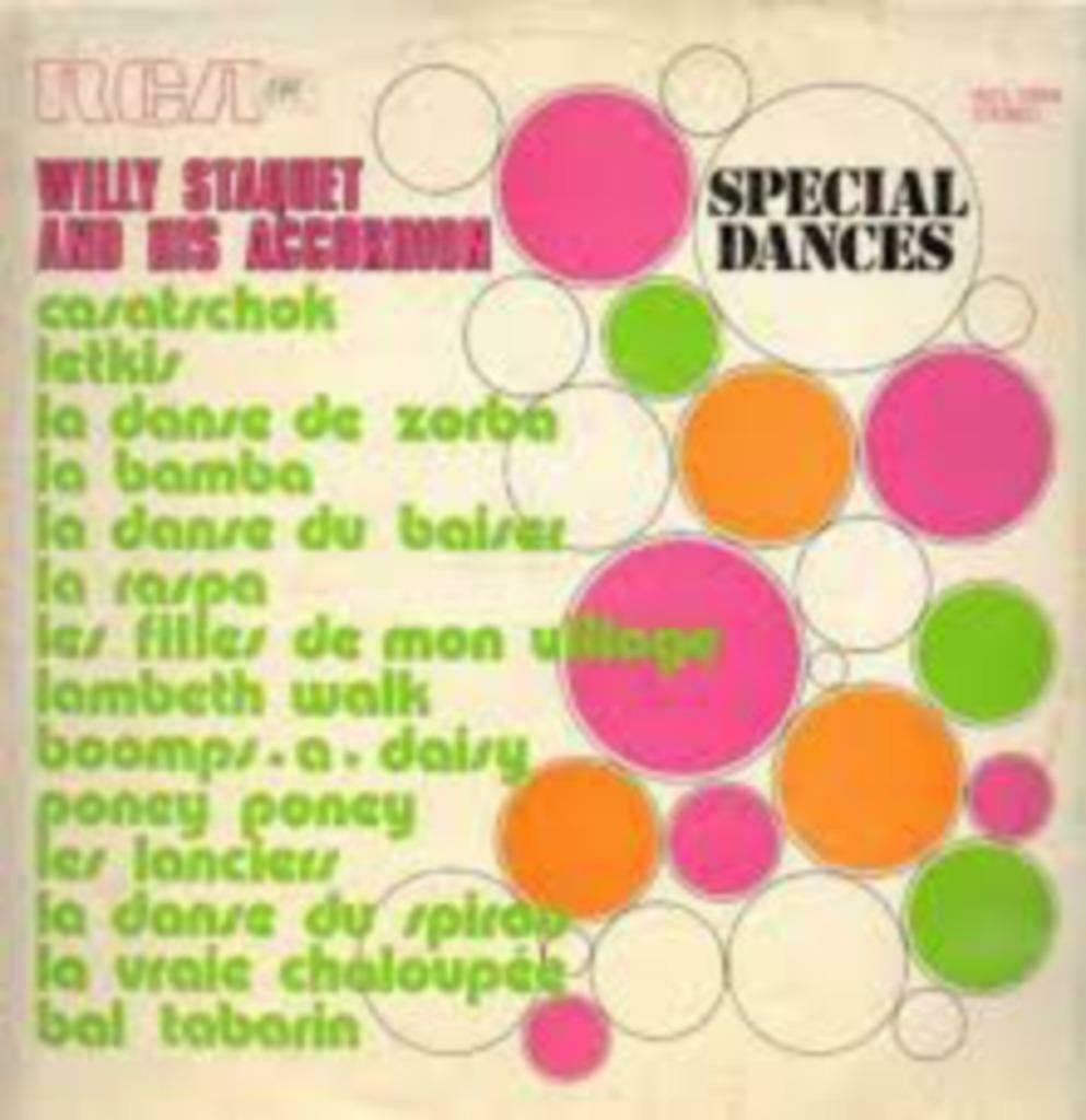 Willy Staquet And His Accordion ‎– Special Dances, Ophalen of Verzenden, 12 inch