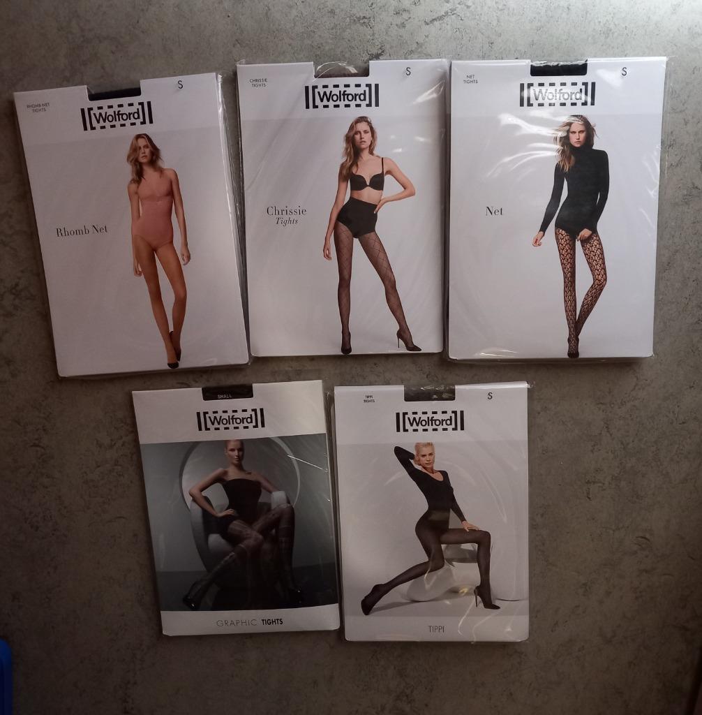Panty - visnetkousen van hoge kwaliteit., Kleding | Dames, Overige typen, Overige kleuren, WOLFORD-FALKE, Nieuw