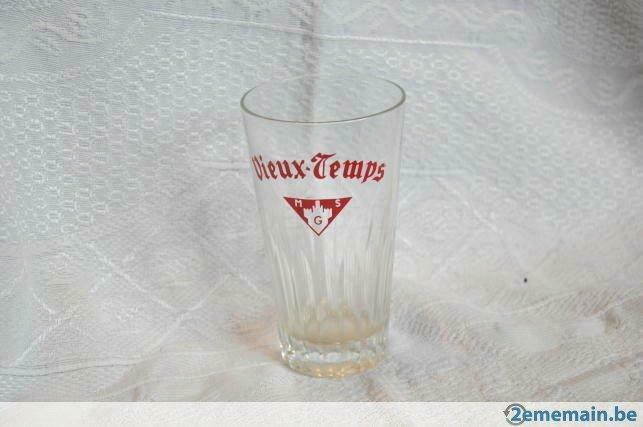 verre a bière vieux temps MSG, Collections, Marques de bière, Enlèvement ou Envoi, Utilisé