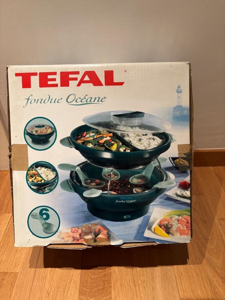 Fondue Océane Tefal complète dans sa Boite, Electroménager, Fondue, Utilisé, Service à fondue, Électrique, Enlèvement ou Envoi
