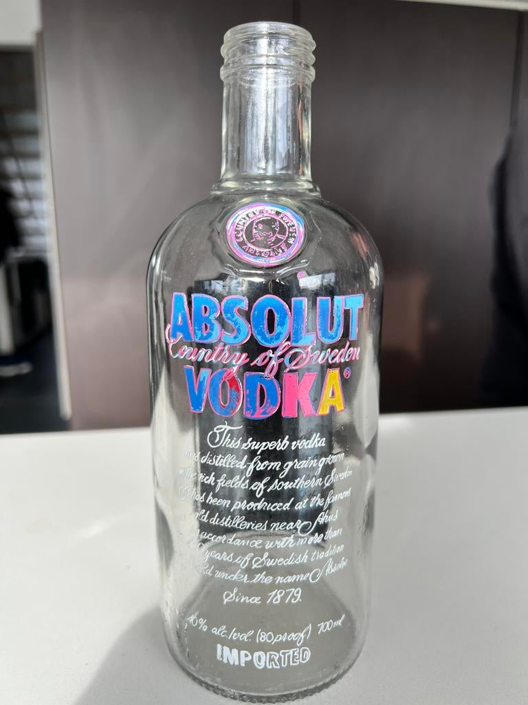 Absolut Vodka Andy Warhol Limited Edition fles., Verzamelen, Ophalen of Verzenden