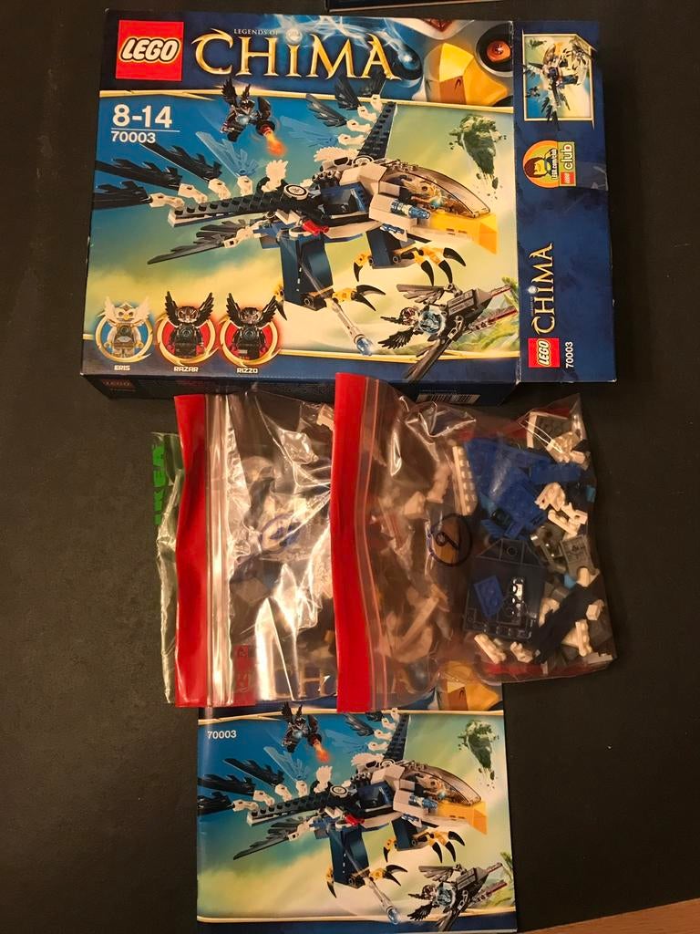 LEGO Chima- Eris Eagle Interceptor - 70003, Kinderen en Baby's, Speelgoed | Duplo en Lego, Ophalen of Verzenden, Zo goed als nieuw