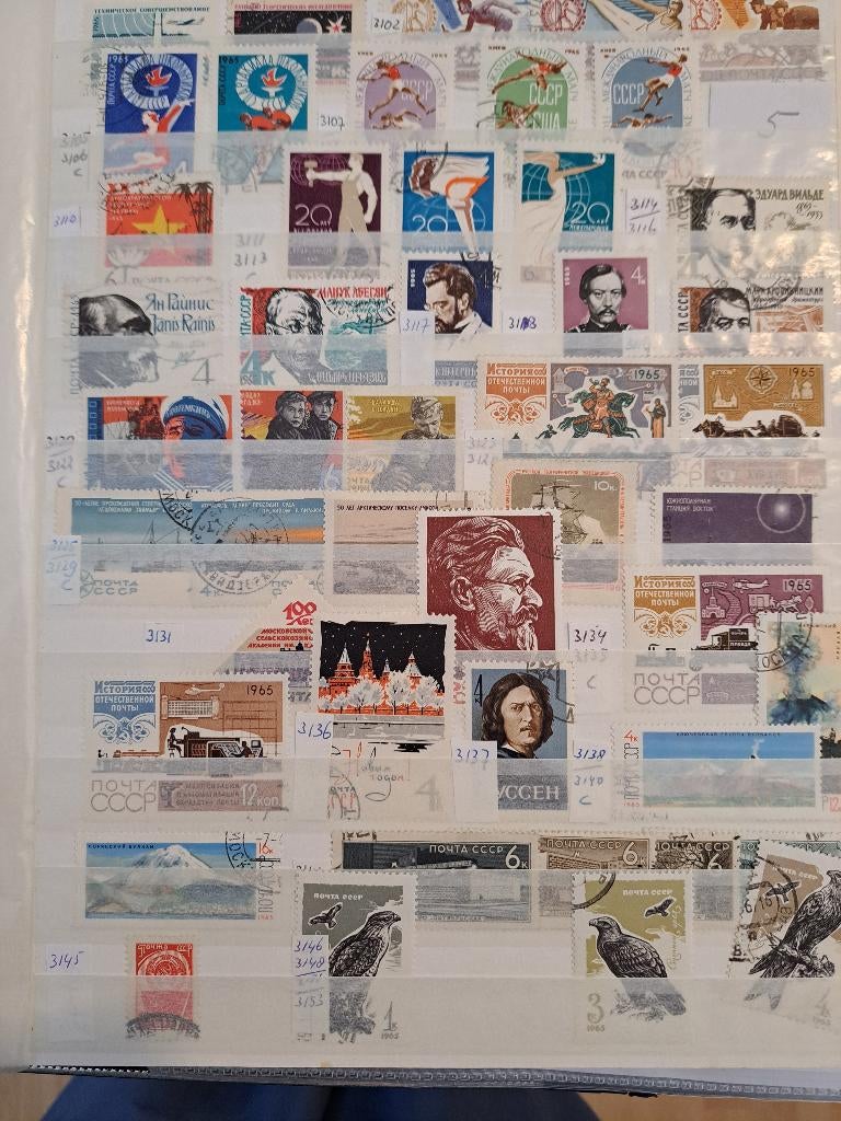 Postzegels Rusland, Ophalen of Verzenden, Gestempeld