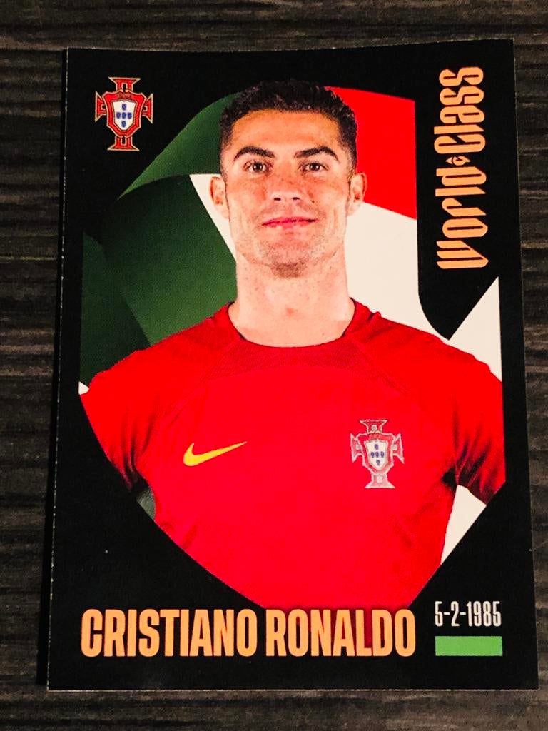 CRISTIANO RONALDO #P19 PORTUGAL PANINI WorldClass 2024, Envoi, Neuf, Autocollant