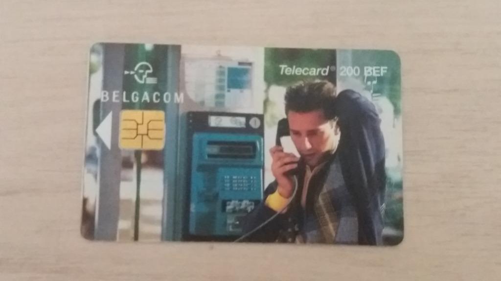 Belgische 200fr vintage smartphonekaart, Ophalen of Verzenden