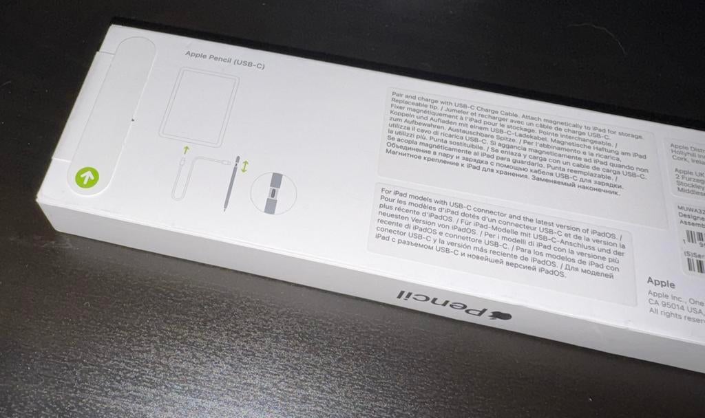 Apple Pencil USB-C, Computers en Software, Apple iPads, Ophalen of Verzenden, Nieuw, Wit