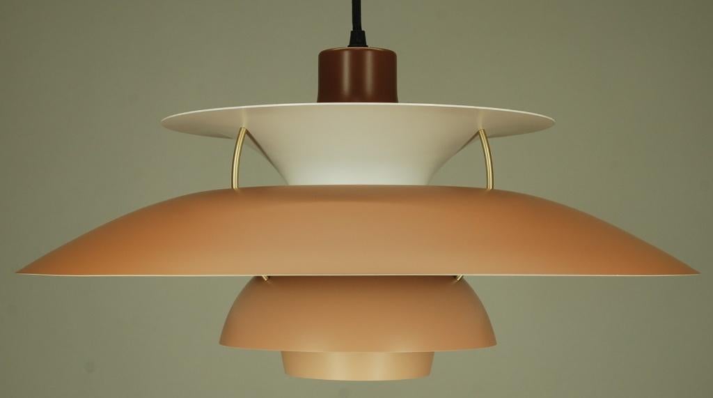 Vintage Deense Louis Poulsen PH5 hanglampen, Verzenden