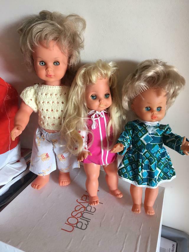 3 Mooie oude poppen, Verzamelen, Ophalen of Verzenden, Gebruikt