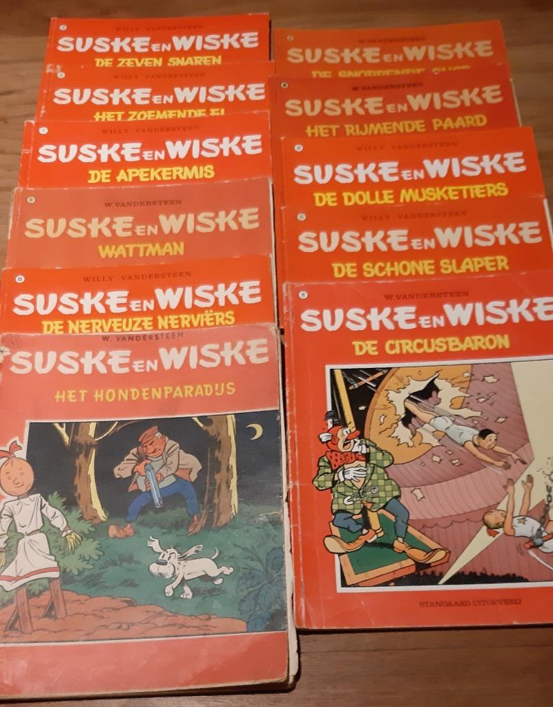 Suske en Wiske, Meerdere stripboeken, Ophalen of Verzenden, Gelezen, Willy Vandersteen