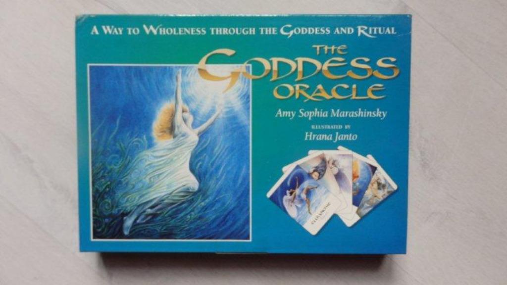 Godinnenorakel -The Goddess Oracle -Marashinsky boek+kaarten, Ophalen, Nieuw