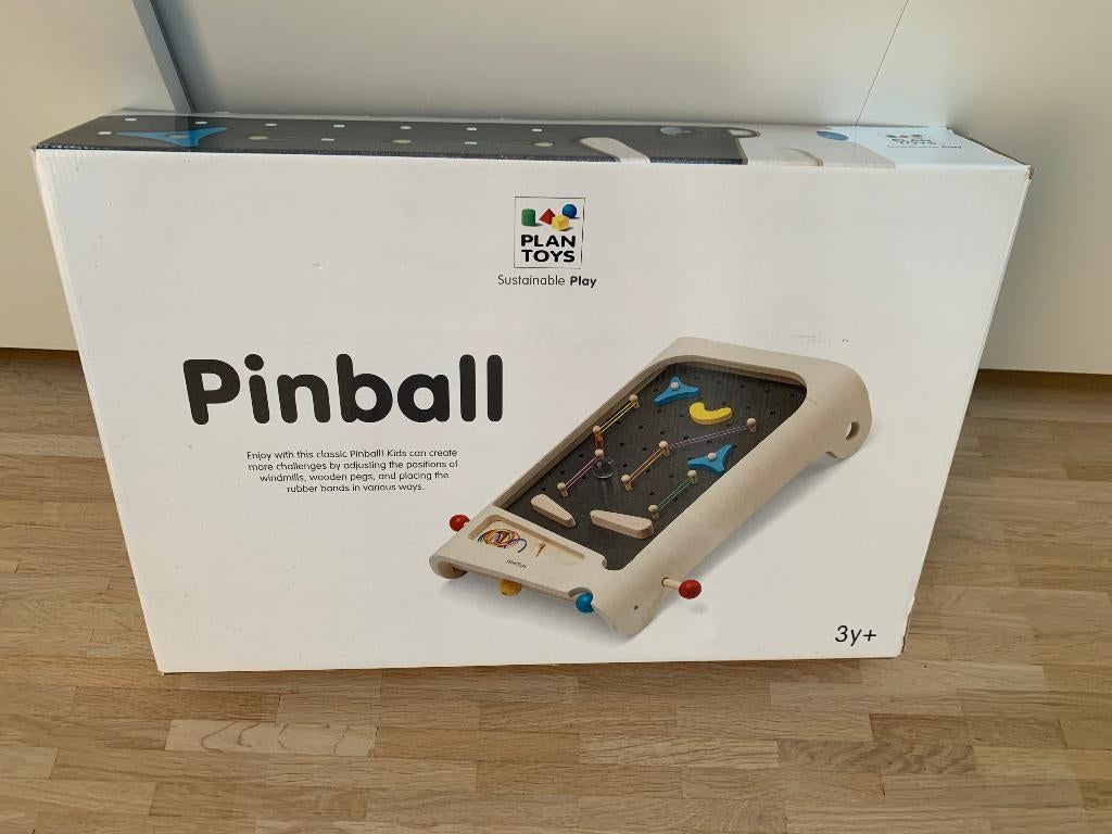 Pinball - Plantoys flipperkast, Ophalen, Zo goed als nieuw, Jongen of Meisje