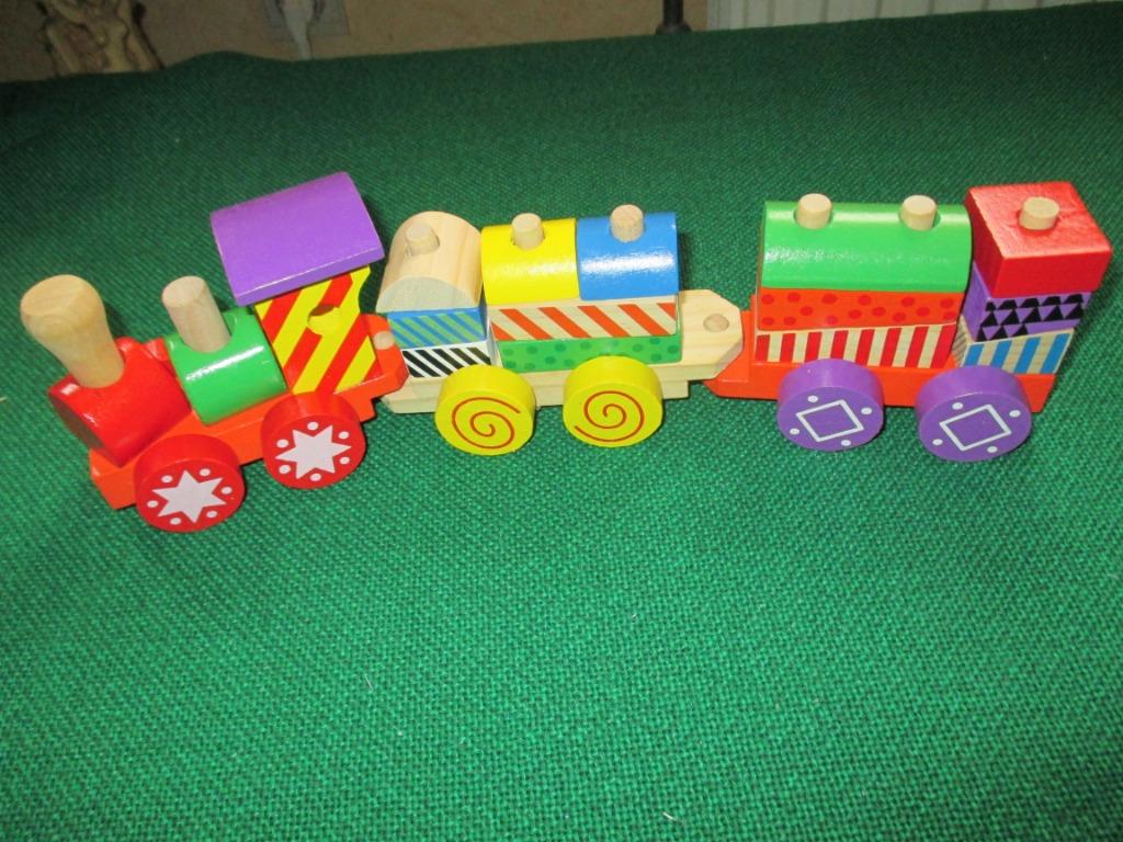 houten treinset NIEUW, Ophalen of Verzenden, Nieuw