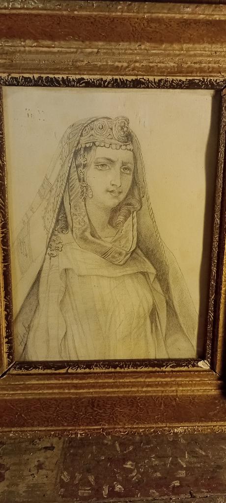 Dessin original signé Léon Herbo, Tournai, 26x32, n244, Antiquités & Art, Enlèvement ou Envoi
