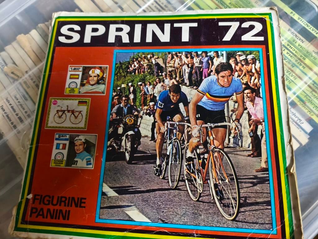 Album Panini Sprint 1972 cyclisme avec Eddy Merckx, Enlèvement