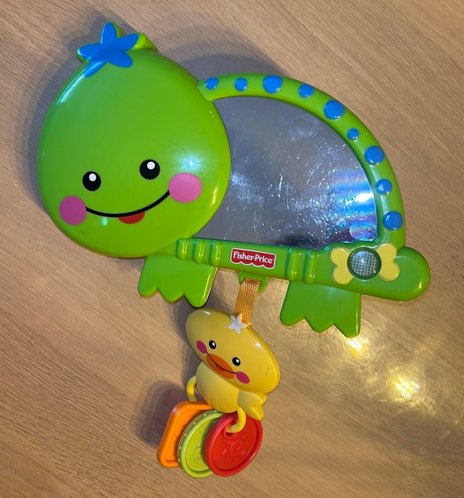 🐥 🐢 Speelgoed voor aan bed of park te hangen., Enfants & Bébés, Jouets | Fisher-Price, Comme neuf, Set de jeu, Avec lumière