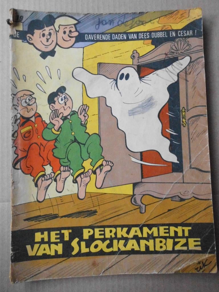 Dees Dubbel en Cesar - Het perkament van Slockanbize, Boeken, Eén stripboek, Ophalen of Verzenden, Gelezen