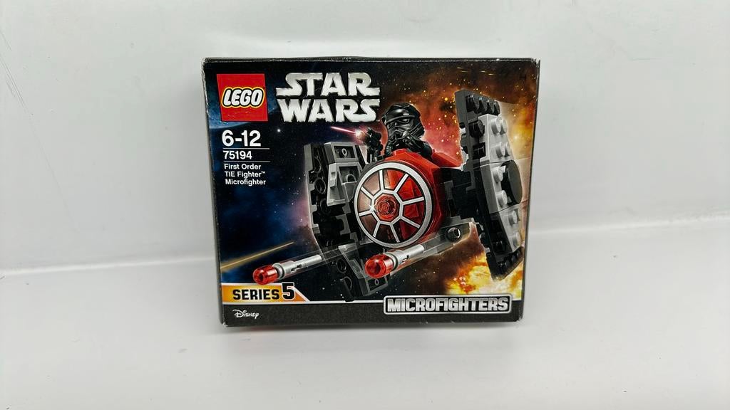Lego 75194 star wars - first order TIE microfighter, Ophalen of Verzenden, Zo goed als nieuw, Complete set, Lego