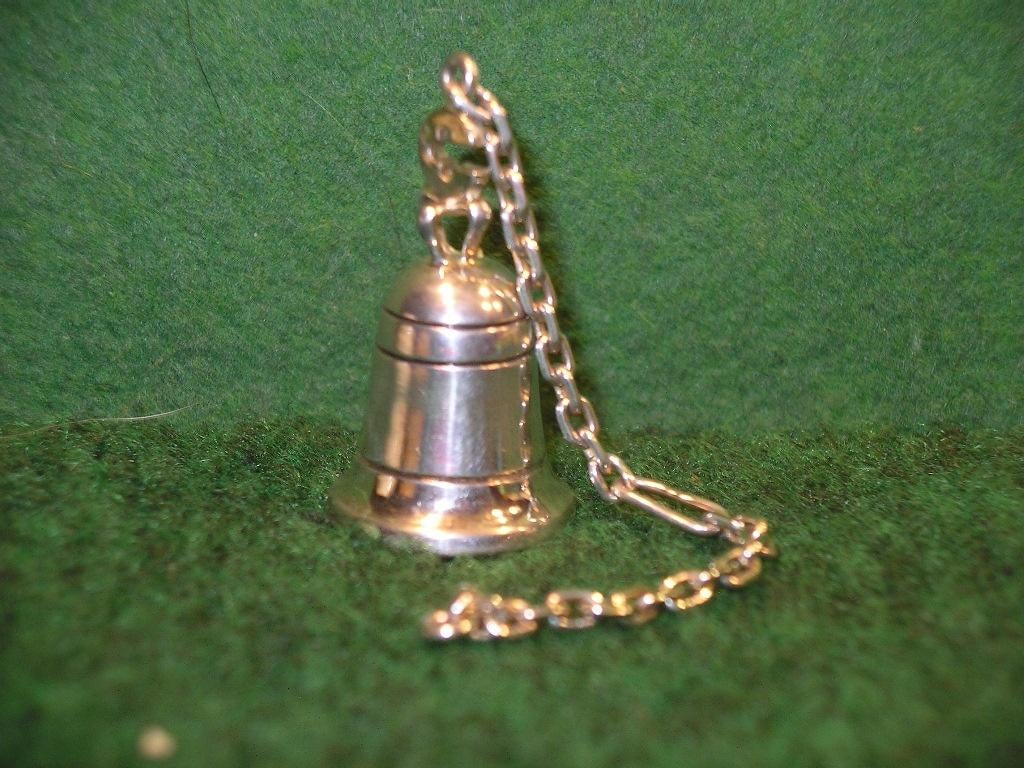 PORTE CLES ARGENT MASSIF POINCONNE "CLOCHETTE", Collections, Enlèvement ou Envoi, Comme neuf, Autres types