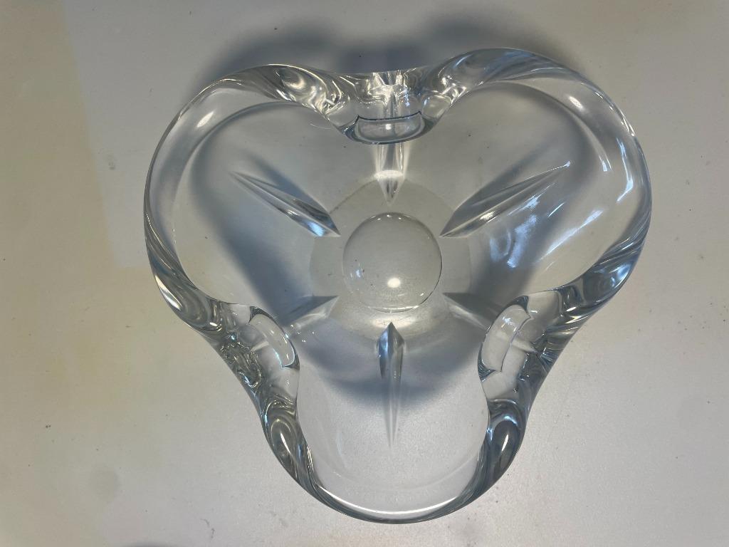 Cendrier épais en verre de Murano transparent, Enlèvement
