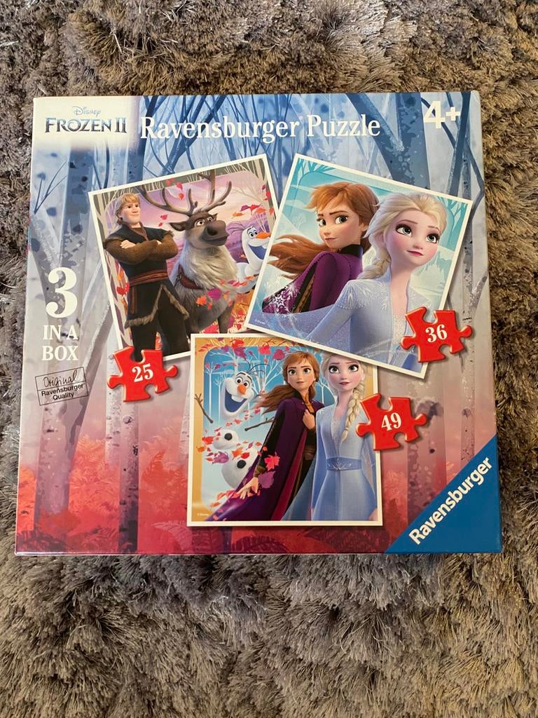 3 puzzels Frozen, Ophalen, Nieuw