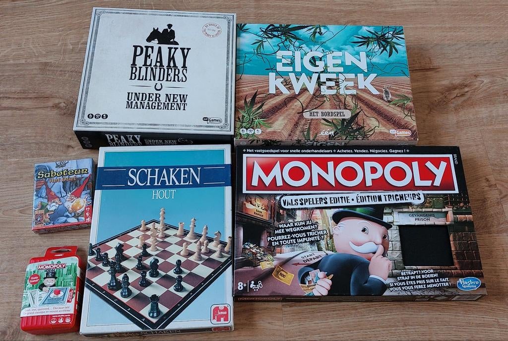 6 boardgames, Hobby en Vrije tijd, Gezelschapsspellen | Bordspellen, Ophalen