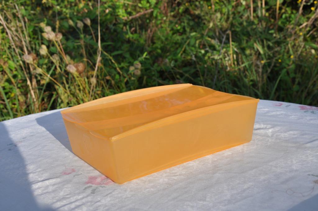 boite a biscuit lu en plastique orange, Ophalen of Verzenden, Gebruikt