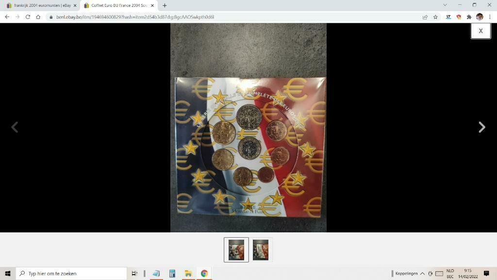 euromunten frankrijk 2004 UNC, Postzegels en Munten, Munten | Europa | Euromunten, Ophalen of Verzenden, Frankrijk, Setje