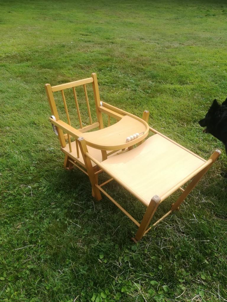 Chaise haute convertible en table, Enlèvement ou Envoi, Comme neuf