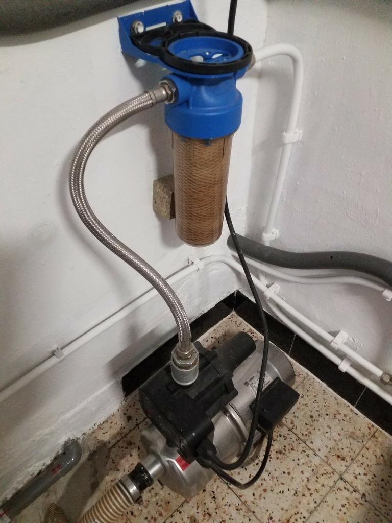 Groupe hydrophore sans cuve plus filtre, Enlèvement