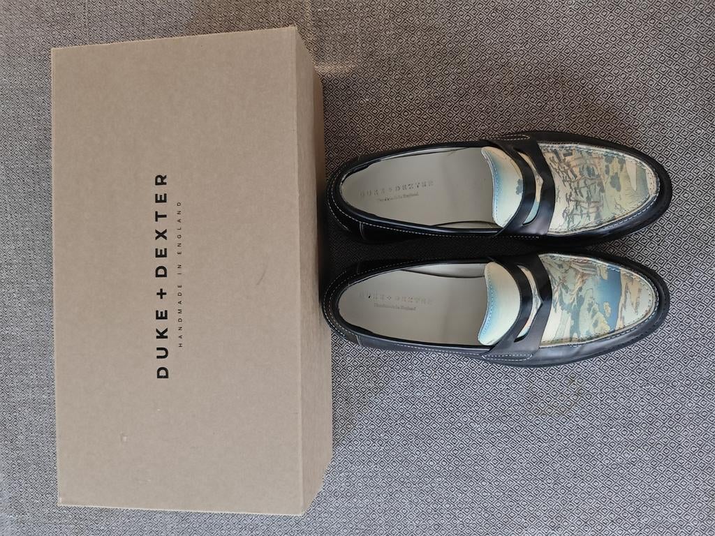 Mocassins noirs Duke + Dexter, Vêtements | Hommes, Chaussures, Comme neuf, Enlèvement, Flâneurs, Duke + dexter