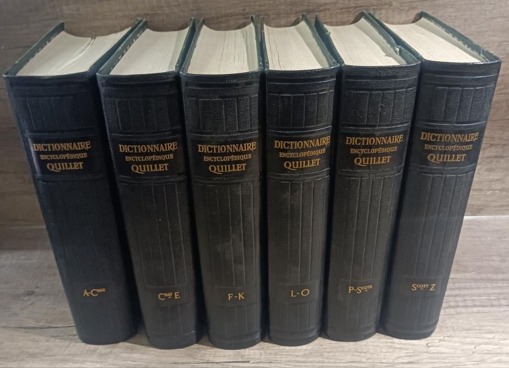 6 dictionnaire encyclopédiqe Quillet, Livres, Encyclopédies, Enlèvement ou Envoi