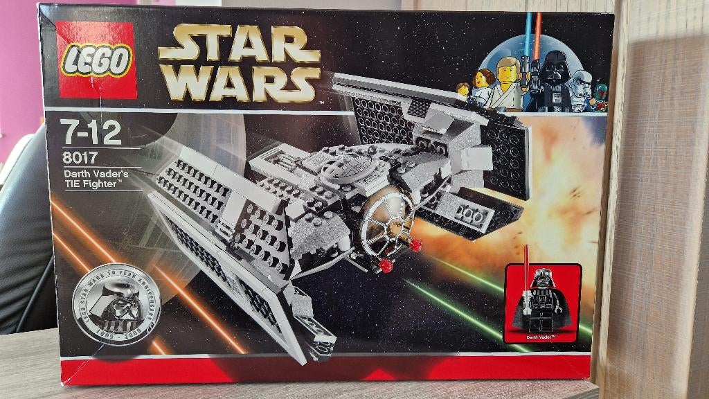 Lego Star Wars 8017 Darth Vader's TIE Fighter 10 years, Verzenden, Zo goed als nieuw, Complete set, Lego