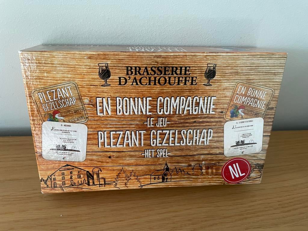 Gezelschapspel van Brasserie D’Achouffe - NL SPEL, Trois ou quatre joueurs, Enlèvement, Comme neuf, Chouffe