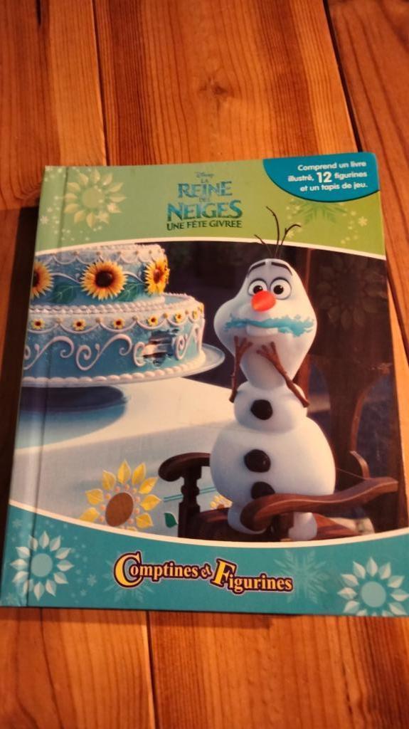 Livre Comptines et Figurines Reine des Neiges, Enlèvement, Utilisé