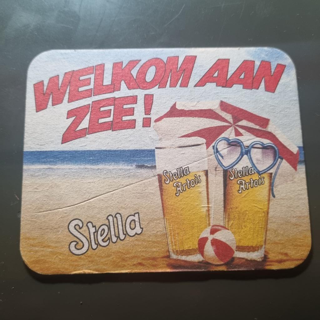 Sous Bock Stella Artois (modèle 195), Ophalen of Verzenden, Gebruikt, Viltje(s), Stella Artois